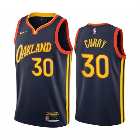 Herren NBA Golden State Warriors Trikot Stephen Curry 30 2020-21 City Edition Swingman